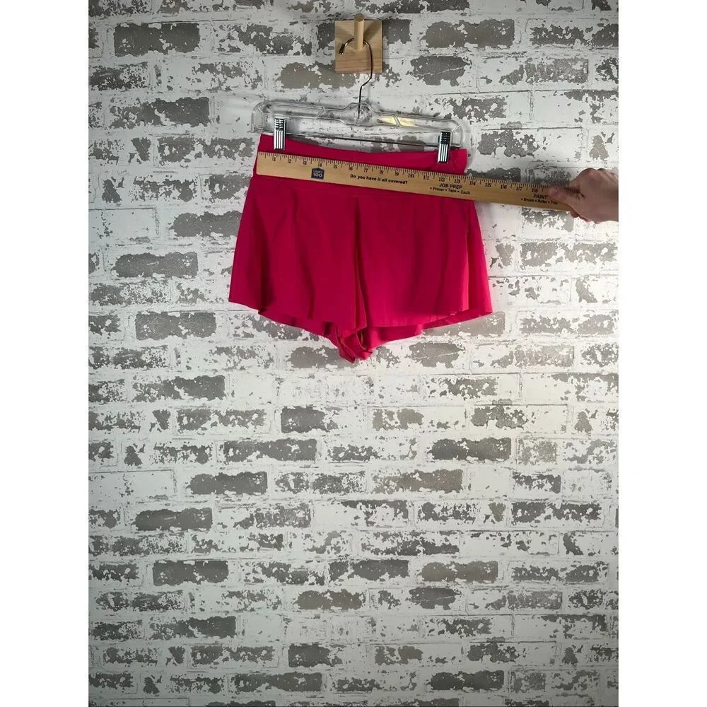 Athleta | women hot pink athletic shortie shorts